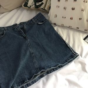 Vintage BURBERRY jean pencil skirt